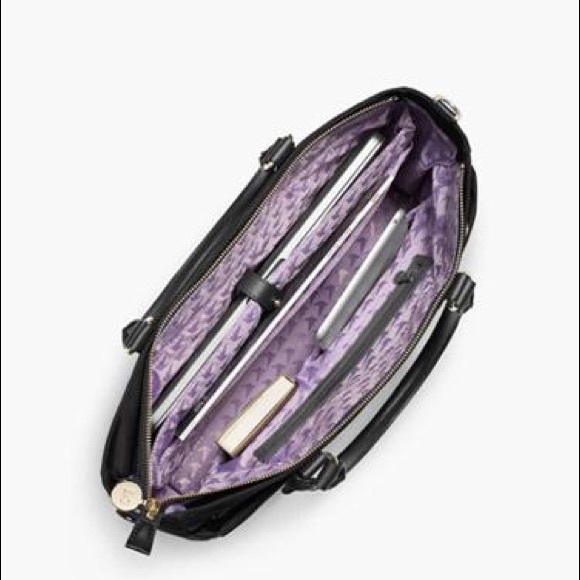 Lo and Sons Brookline Computer bag ( Black/Silver - Picture 3 of 11